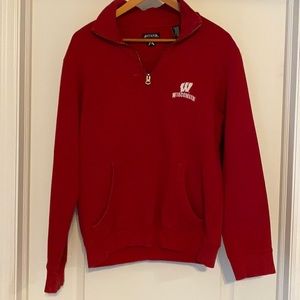 Size S Wisconsin Quarter Zip